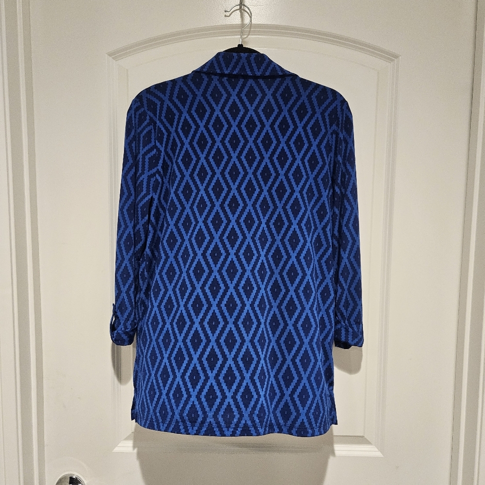 Jones New York Signature International Blue Multi #237 - Picture 2 of 7